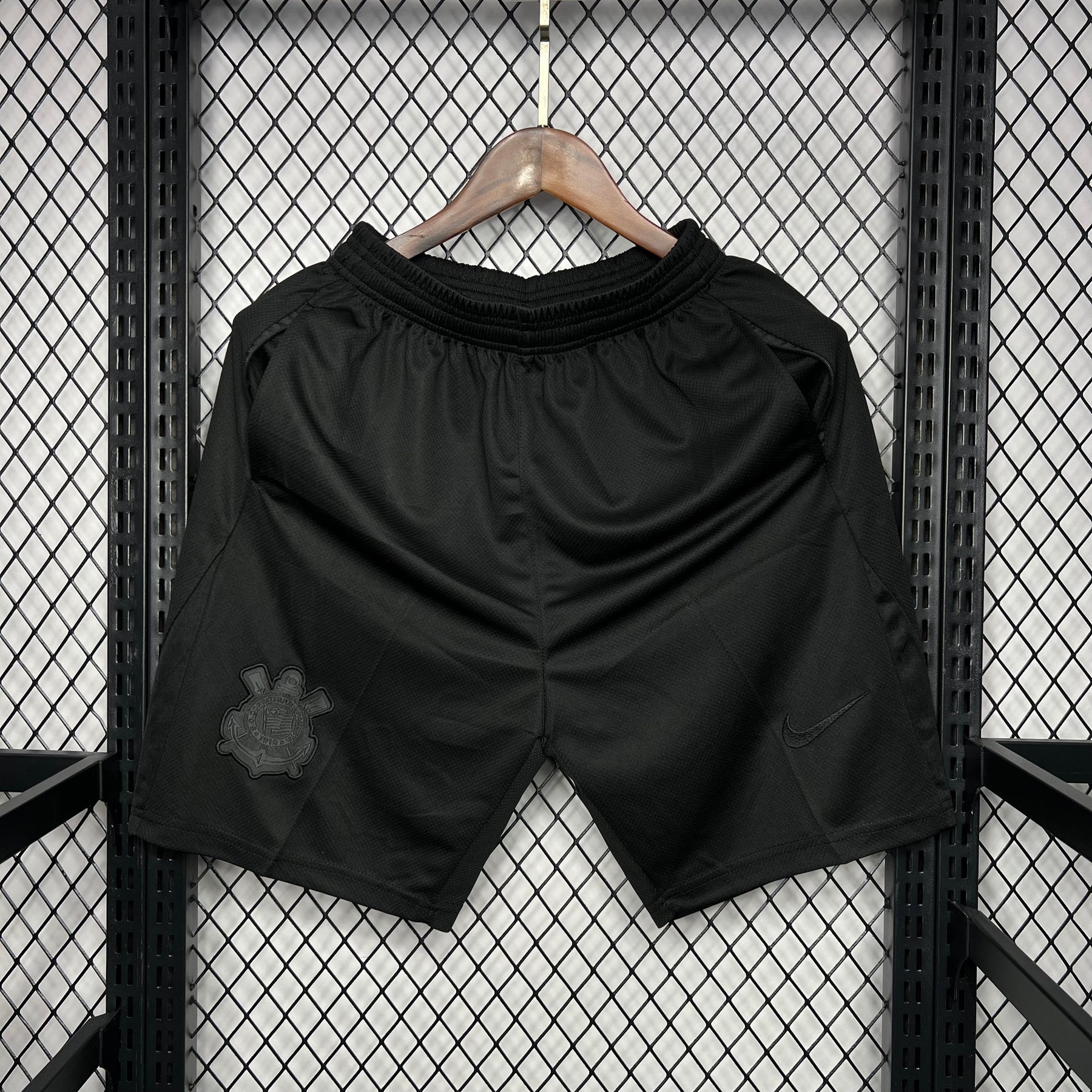 Shorts de Jogo All Black Corinthians 2024/25